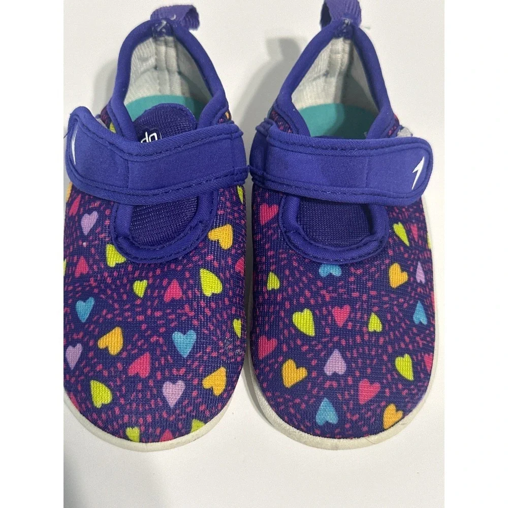 Speedo Kids Surfwalker Water Shoes Hearts Purple Toddler Shoes‎ S